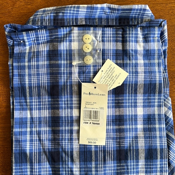 Polo by Ralph Lauren Andy Camp 100% Cotton short sleeve button down shirt, Large - Picture 4 of 5